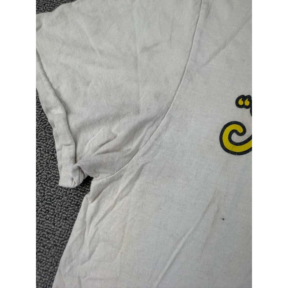 Looney Tunes T Shirt Men Medium White Bugs Bunny Graphic "That's all Folks!" - Picture 9 of 10
